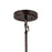 Atlas Lighting Katelyn 15'' Wide 1Lt Pendant, Dark Bronze