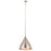 Atlas Lighting Katelyn 15'' Wide 1Lt Pendant, Brushed Steel/Silver