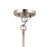 Atlas Lighting Katelyn 15'' Wide 1Lt Pendant, Brushed Steel/Silver