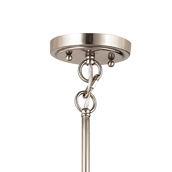 Atlas Lighting Katelyn 15'' Wide 1Lt Pendant, Brushed Steel/Silver