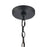 Atlas Lighting Kistler 12'' Wide 1Lt Pendant, Charcoal/White