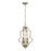 Atlas Lighting Lanesboro 12'' Wide 4Lt Pendant, Dusted Silver