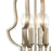 Atlas Lighting Lanesboro 12'' Wide 4Lt Pendant, Dusted Silver