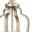 Atlas Lighting Lanesboro 12'' Wide 4Lt Pendant, Dusted Silver