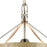 Atlas Lighting Marin 10.5'' Wide 1Lt Pendant, Polished Nickel/Brown