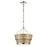 Atlas Lighting Marin 14'' Wide 1Lt Pendant, Corkwood/Brown