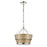 Atlas Lighting Marin 14'' Wide 1Lt Pendant, Corkwood/Brown