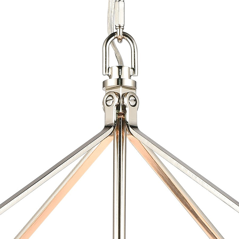 Atlas Lighting Marin 14'' Wide 1Lt Pendant, Corkwood/Brown