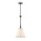 Atlas Lighting Marion 9''W 1Lt Pendant, Oil Rubbed Bronze/Natural