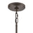 Atlas Lighting Marion 9''W 1Lt Pendant, Oil Rubbed Bronze/Natural