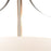 Atlas Lighting Market Square 18'' Wide 3Lt Pendant, Nickel/White