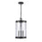 Atlas Lighting Mendoza 10.25'' Wide 3Lt Pendant, Matte Black/Clear