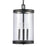 Atlas Lighting Mendoza 10.25'' Wide 3Lt Pendant, Matte Black/Clear