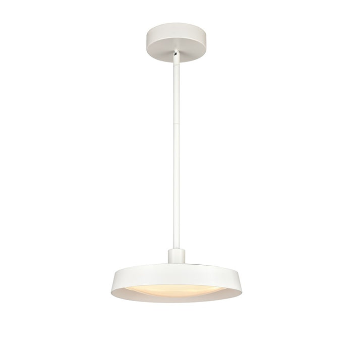 Atlas Lighting Nancy 11.75''W Integrated LED Pendant, Matte White
