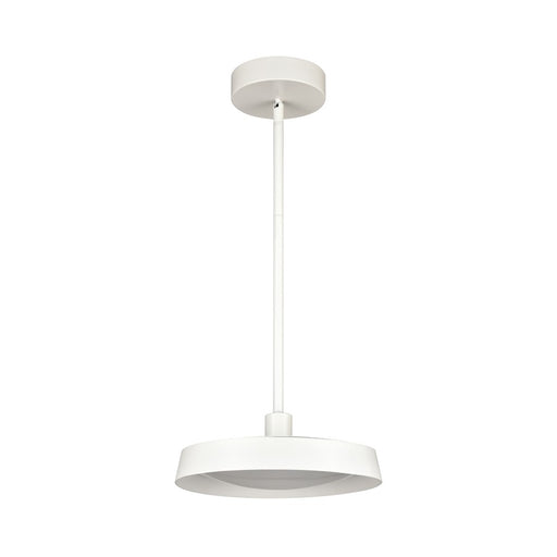 Atlas Lighting Nancy 11.75''W Integrated LED Pendant, Matte White