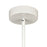 Atlas Lighting Nancy 11.75''W Integrated LED Pendant, Matte White