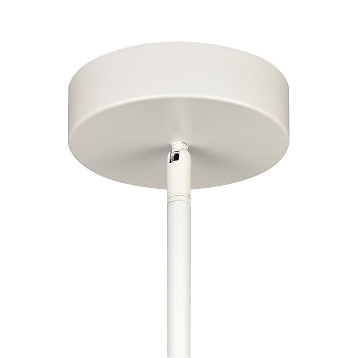 Atlas Lighting Nancy 11.75''W Integrated LED Pendant, Matte White