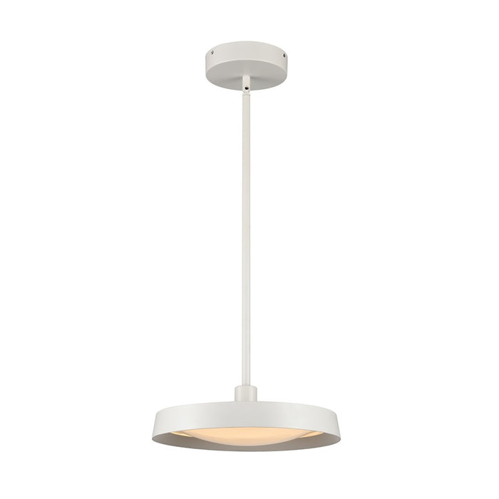 Atlas Lighting Nancy 13.75''W Integrated LED Pendant, Matte White