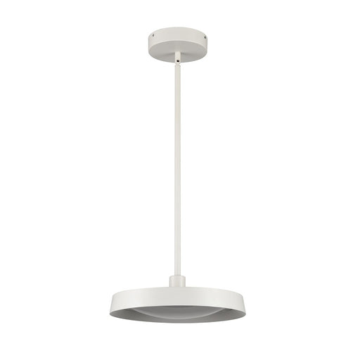 Atlas Lighting Nancy 13.75''W Integrated LED Pendant, Matte White
