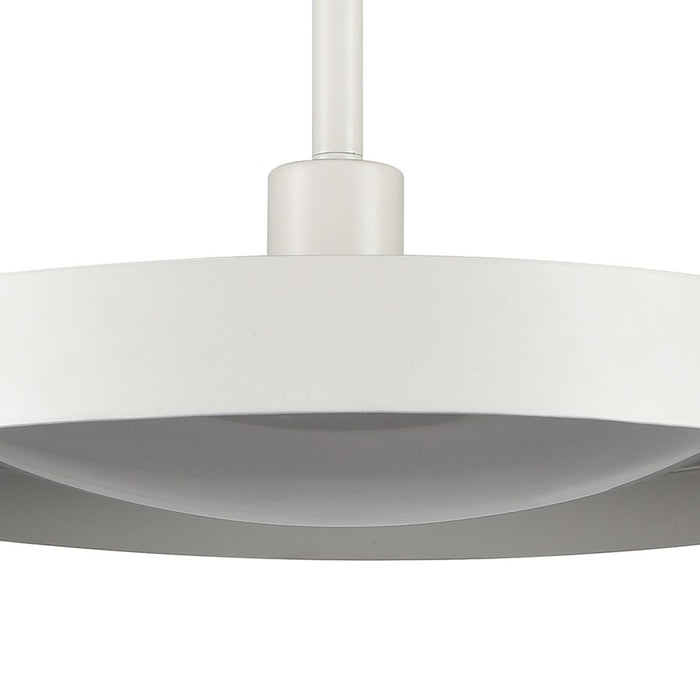Atlas Lighting Nancy 13.75''W Integrated LED Pendant, Matte White
