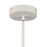 Atlas Lighting Nancy 13.75''W Integrated LED Pendant, Matte White