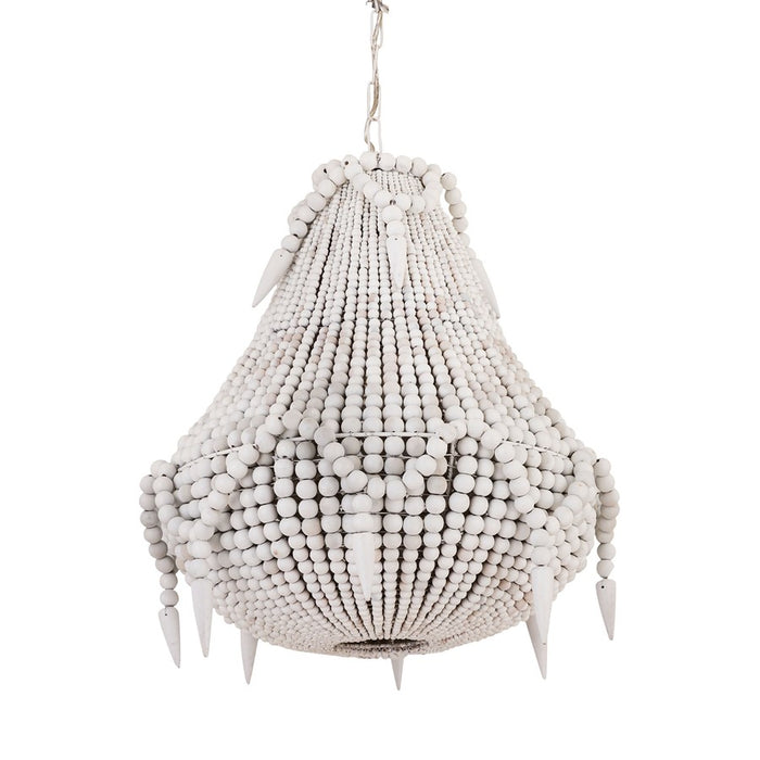 Atlas Lighting Phoebe Grove 18'' Wide 1Lt Pendant, White