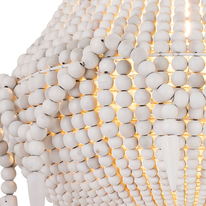 Atlas Lighting Phoebe Grove 18'' Wide 1Lt Pendant, White