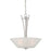 Atlas Lighting Pittman 18'' Wide 3Lt Pendant, Brushed Nickel/White