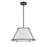 Atlas Lighting Regalia 18''W 1Lt Pendant, Oil Rubbed Bronze/White
