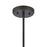 Atlas Lighting Regalia 18''W 1Lt Pendant, Oil Rubbed Bronze/White