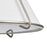 Atlas Lighting Regalia 18'' Wide 1Lt Pendant, Satin Nickel/White