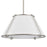 Atlas Lighting Regalia 18'' Wide 1Lt Pendant, Satin Nickel/White