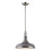 Atlas Lighting Rutherford 15'' Wide 1Lt Pendant, Zinc/Nickel