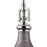 Atlas Lighting Rutherford 15'' Wide 1Lt Pendant, Zinc/Nickel