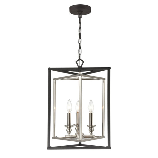Atlas Lighting Salinger 16'' Wide 3Lt Pendant, Charcoal