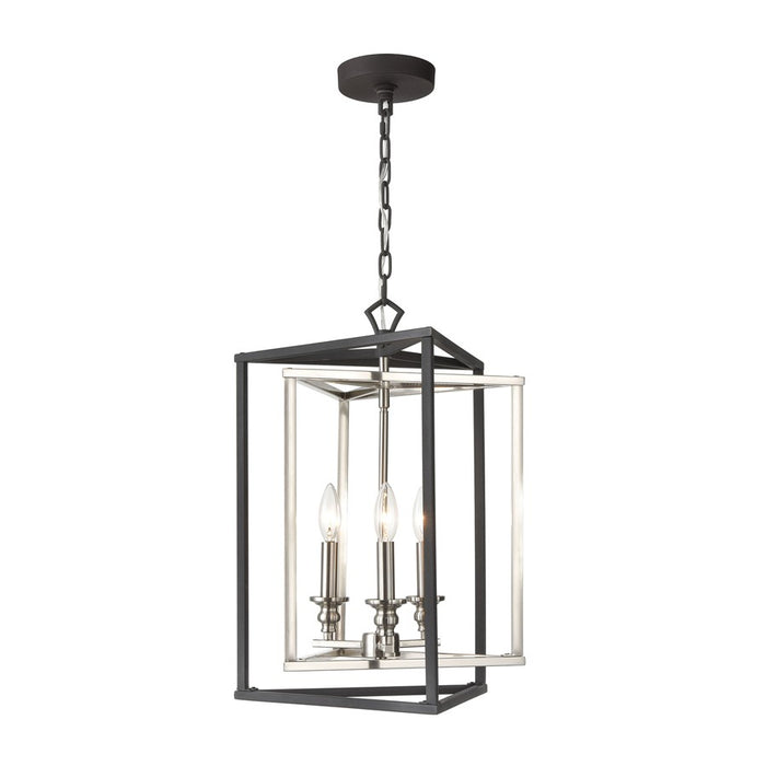 Atlas Lighting Salinger 16'' Wide 3Lt Pendant, Charcoal