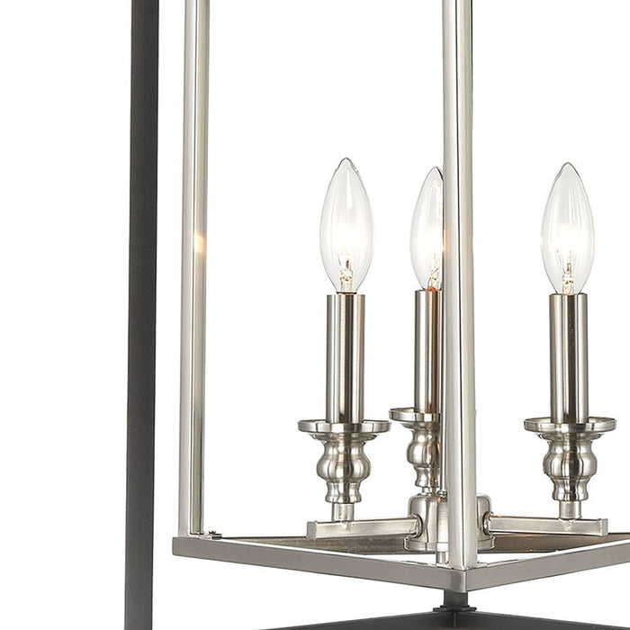 Atlas Lighting Salinger 16'' Wide 3Lt Pendant, Charcoal