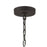 Atlas Lighting Salinger 16'' Wide 3Lt Pendant, Charcoal