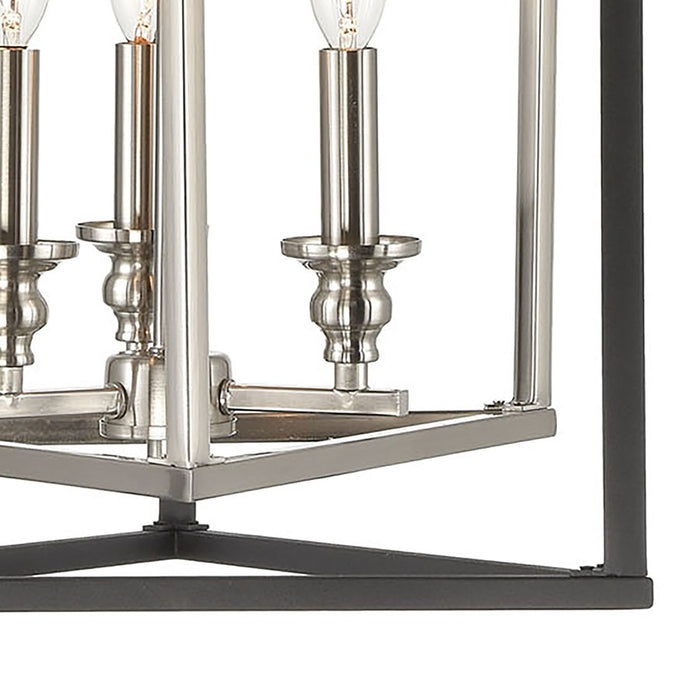 Atlas Lighting Salinger 16'' Wide 3Lt Pendant, Charcoal