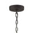 Atlas Lighting Salinger 19'' Wide 6Lt Pendant, Charcoal