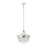Atlas Lighting Seaway Passage 14'' Wide 1Lt Pendant, White/Clear