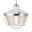Atlas Lighting Seaway Passage 14'' Wide 1Lt Pendant, White/Clear