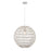 Atlas Lighting Simoom 19'' Wide 1Lt Pendant, White/White
