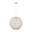 Atlas Lighting Simoom 19'' Wide 1Lt Pendant, White/White