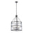 Atlas Lighting Solace 18'' Wide 5Lt Pendant, Matte Black/Clear