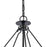 Atlas Lighting Solace 18'' Wide 5Lt Pendant, Matte Black/Clear