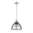 Atlas Lighting Somerville 12'' Wide 1Lt Pendant, Nickel/Nickel