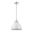 Atlas Lighting Somerville 12'' Wide 1Lt Pendant, Gloss White/White