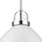 Atlas Lighting Somerville 12'' Wide 1Lt Pendant, Gloss White/White