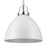Atlas Lighting Somerville 12'' Wide 1Lt Pendant, Gloss White/White